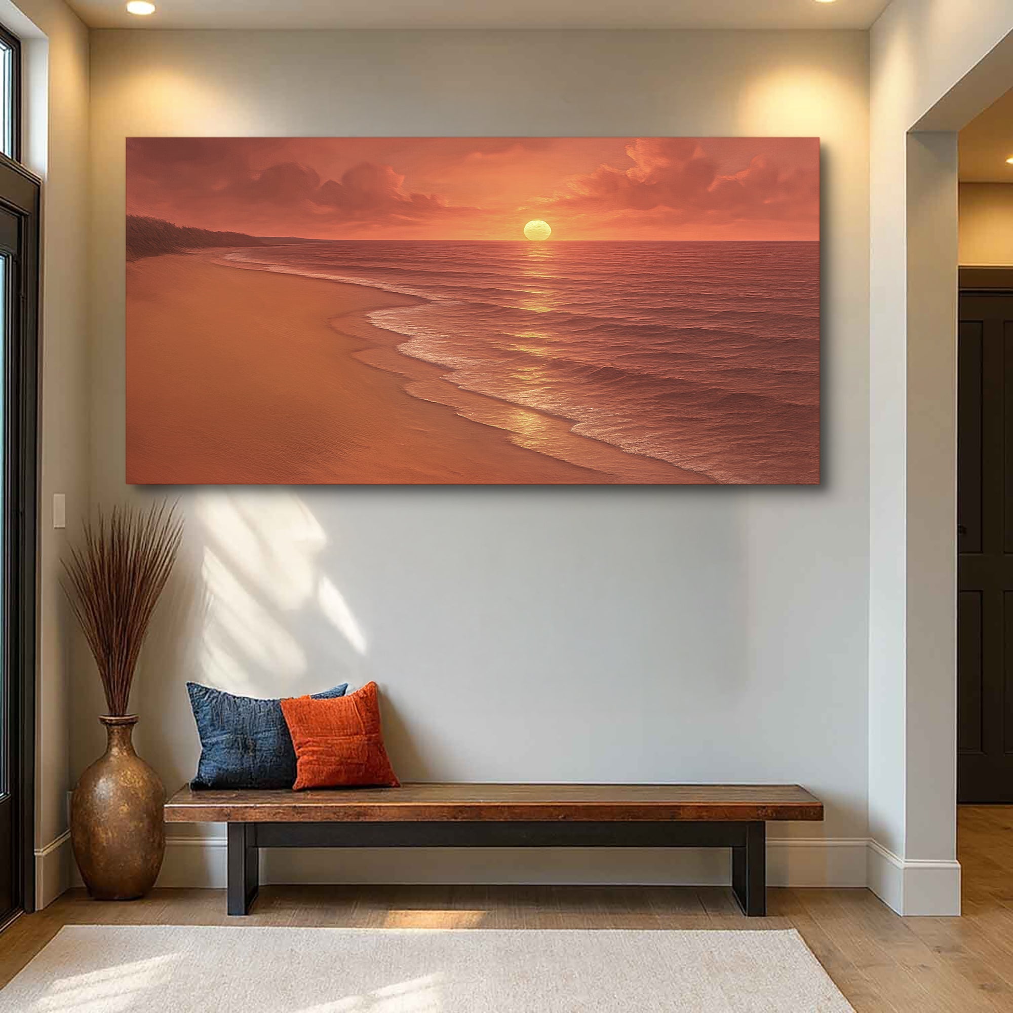 Beach Shoreline Coastal Wall Art VII
