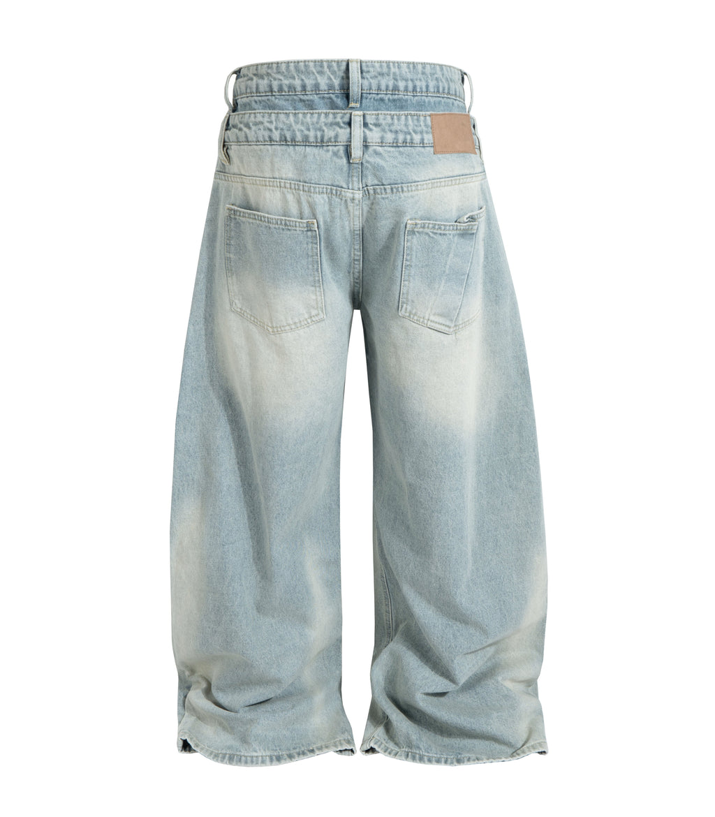 STONE DOUBLE DENIM